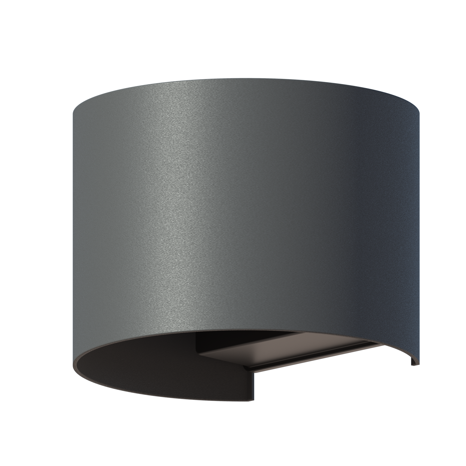 Calex Verona LED Wall Light Oval - Up & Down - Anthracite
