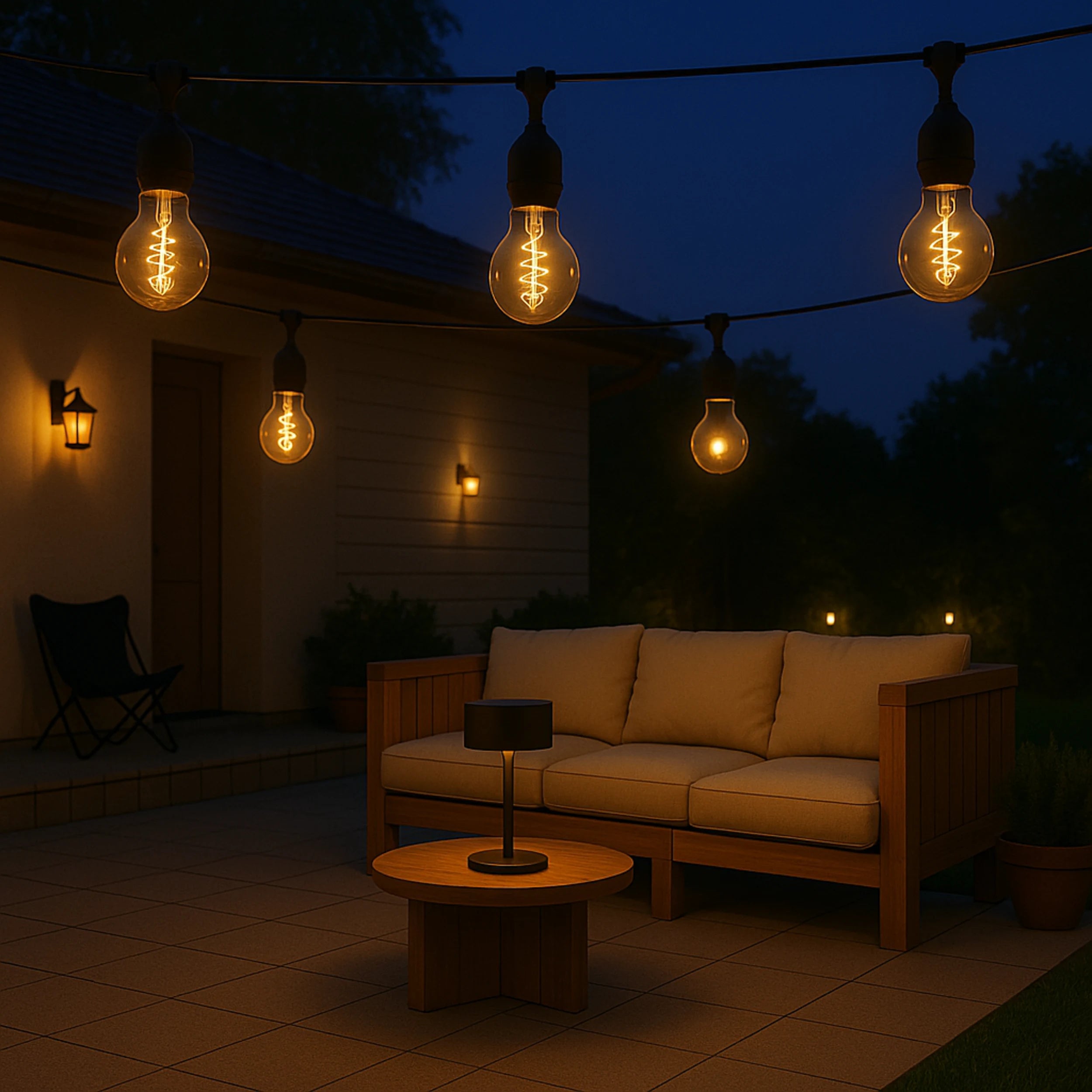 Calex Vista Festoon 10m - XL Bulb