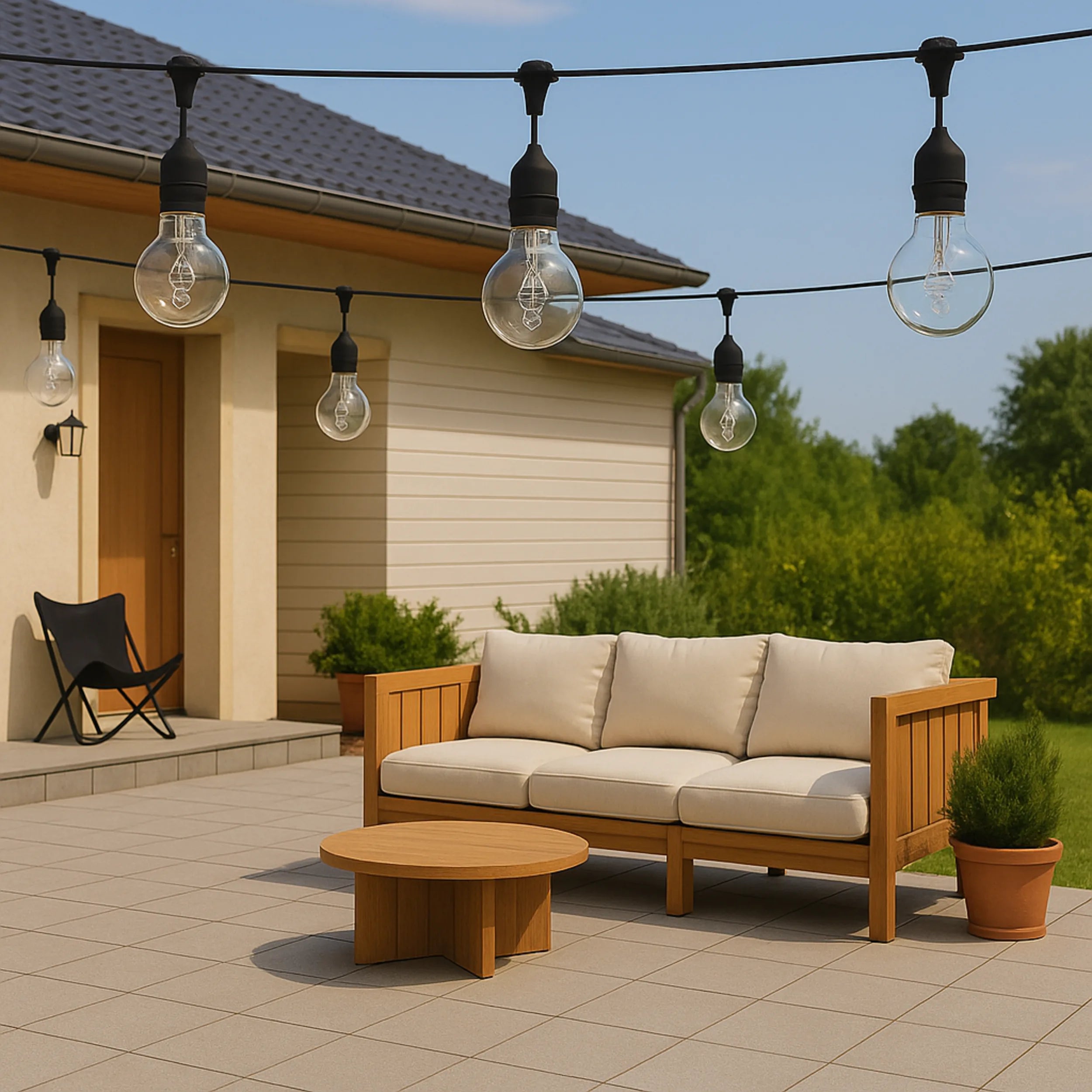 Calex Vista Festoon 10m - XL Bulb