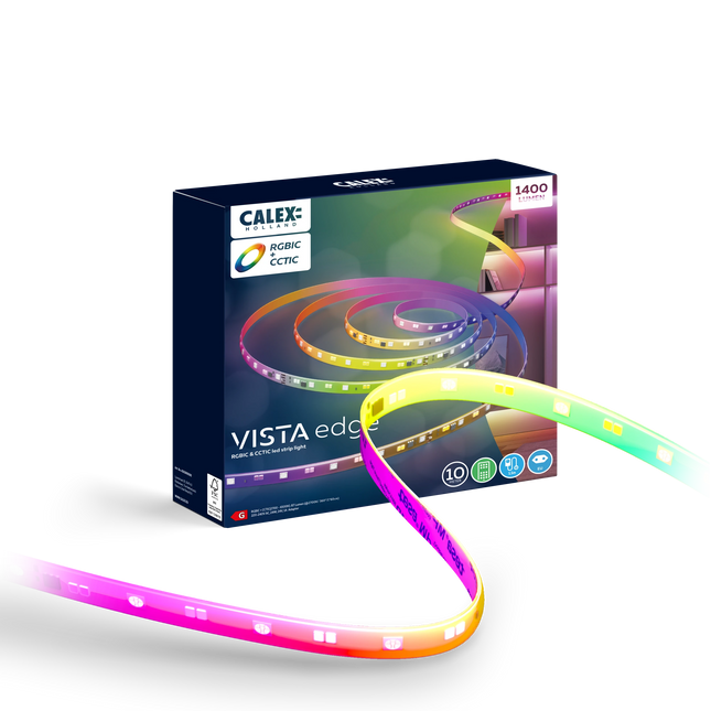 Calex Vista LED Strip - 10M - RGBCCTIC
