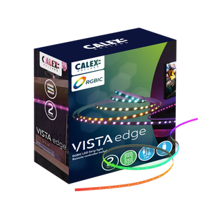 Calex Vista LED Strip USB - 2M - RGBIC + CCT
