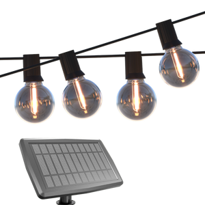 Calex Vista Solar String Lights - 10M - Black