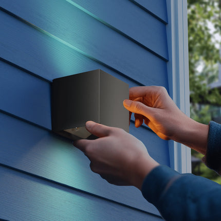 Calex Volterra Rechargeable Wall Light - Up & Down - Black