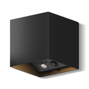 Calex Volterra Rechargeable Wall Light - Up & Down - Black