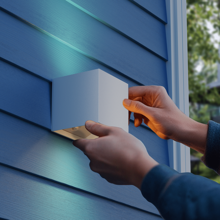 Calex Volterra Rechargeable Wall Light - Up & Down - White