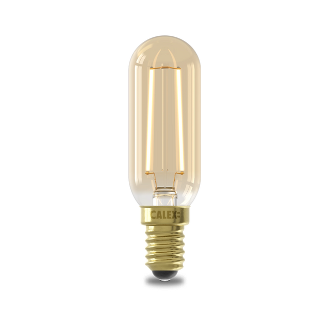 Calex Warm Filament LED Lamp - E14 - T25 - Gold