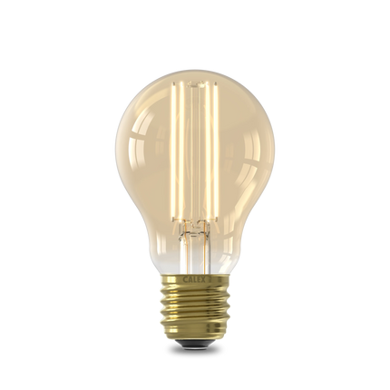Calex Warm Filament LED Lamp - E27 - A60 - Gold