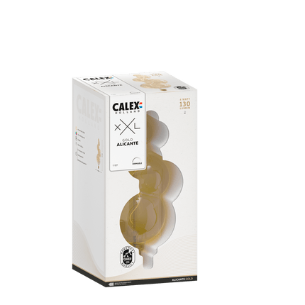 Calex XXL Alicante LED Bulb - E27 - Gold