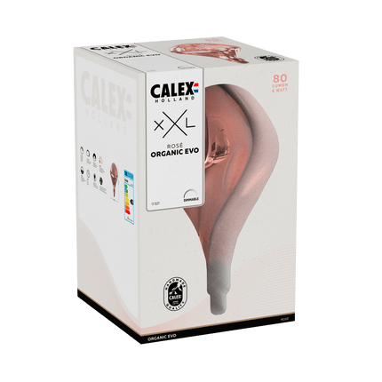 Calex XXL Organic EVO LED Bulb - E27 - Rose