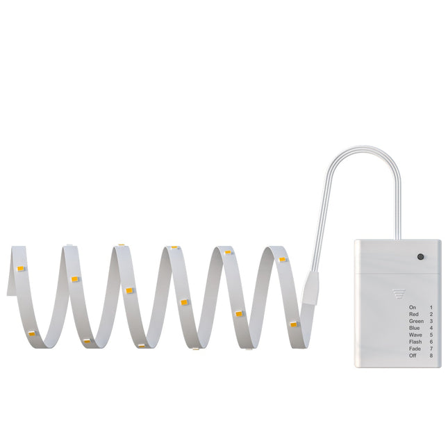 Eurodomest Battery LED Striplight - RGB - 3 meter