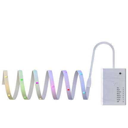Eurodomest Battery LED Striplight - RGB - 3 meter