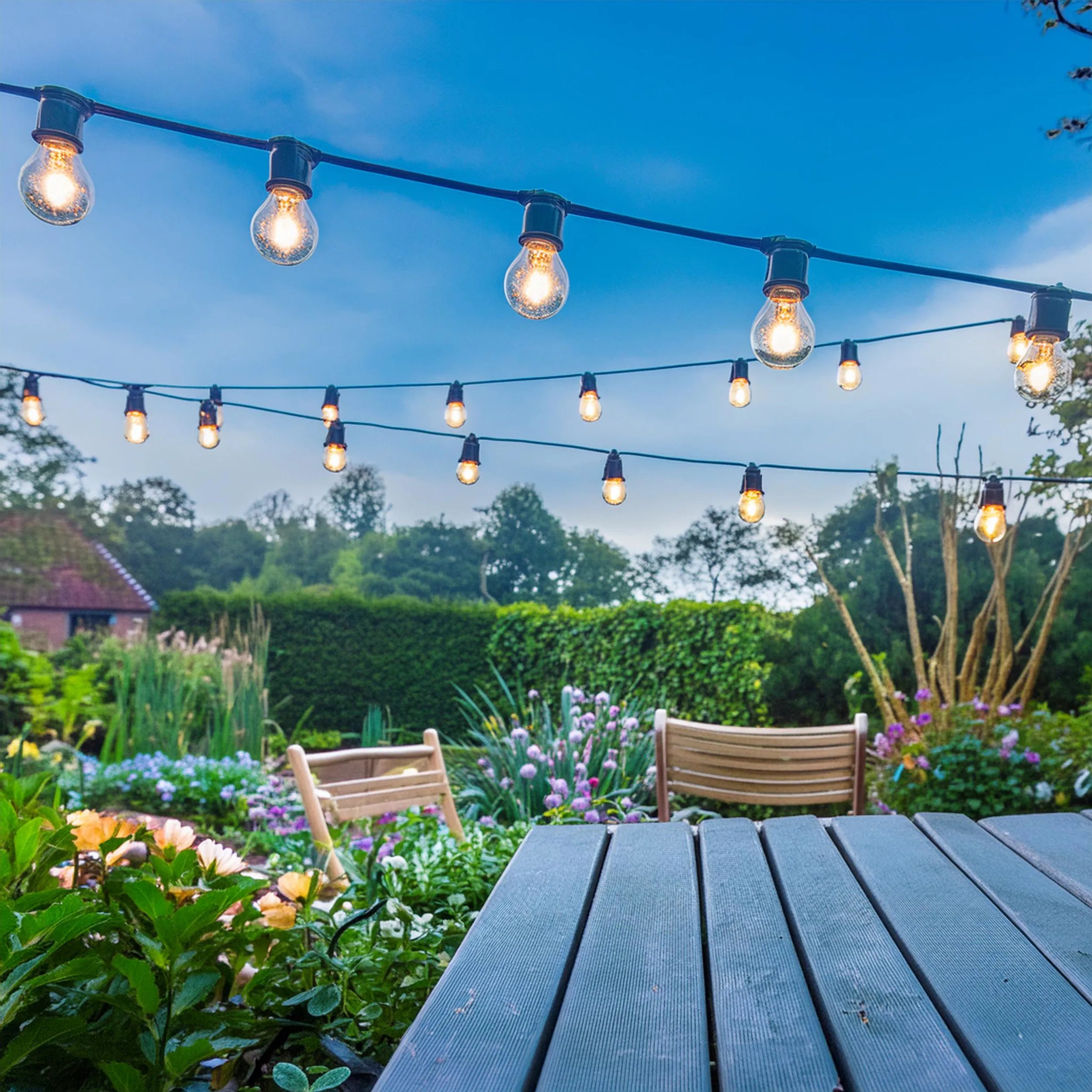 Calex String light 10M - Warm White - 10 bulbs