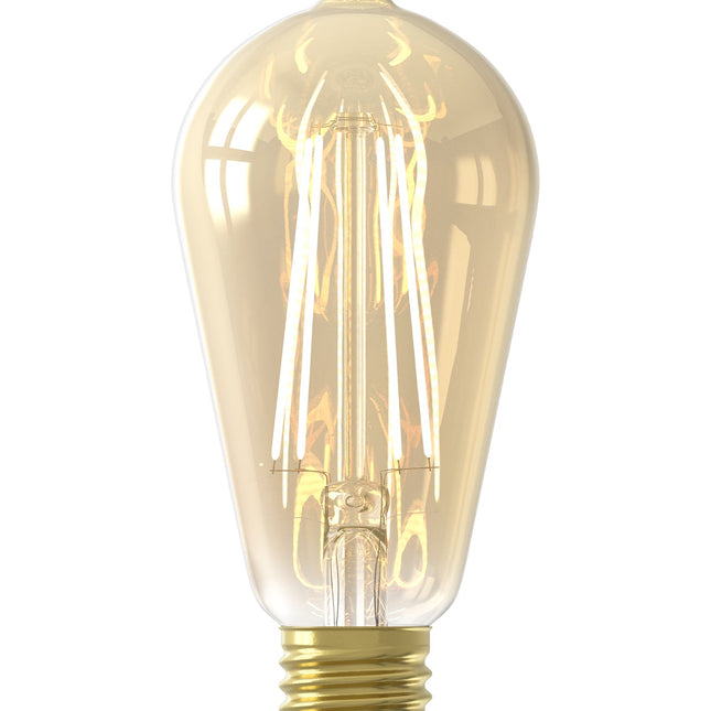 Majestic Warm Filament LED Lamp - E27 - ST45 - Gold - 4.5W