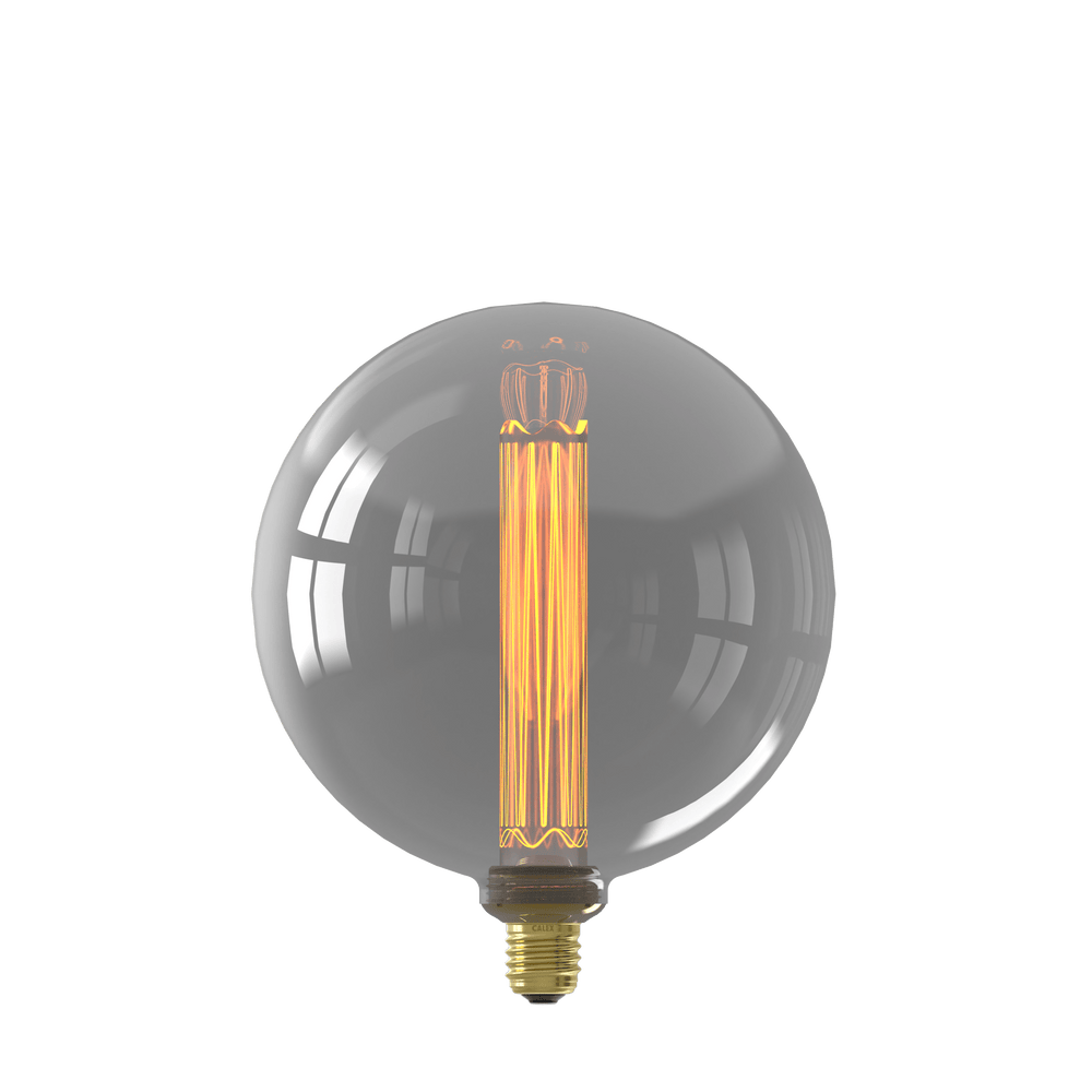 Calex Royal Kalmar Lamp - E27 - Filament - Titanium - Warm Wit - 3.5W