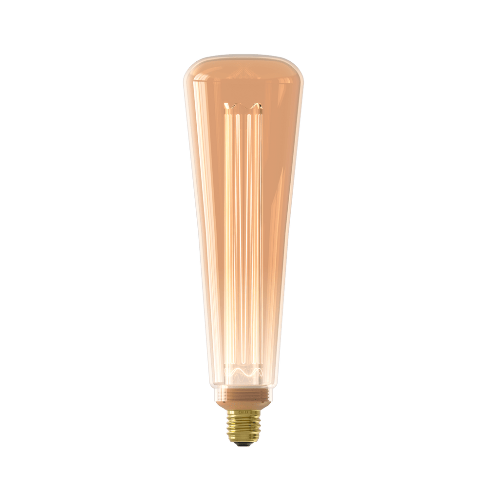 Calex Royal Kinna Bulb - E27 - Filament - Gold - Warm White Light - 3.5W
