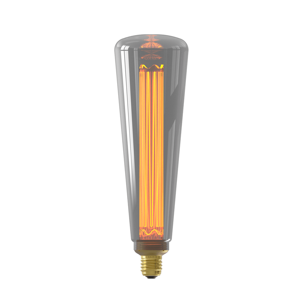 Calex Royal Kinna Bulb - E27 - Filament - Titanium - Warm White Light - 3.5W