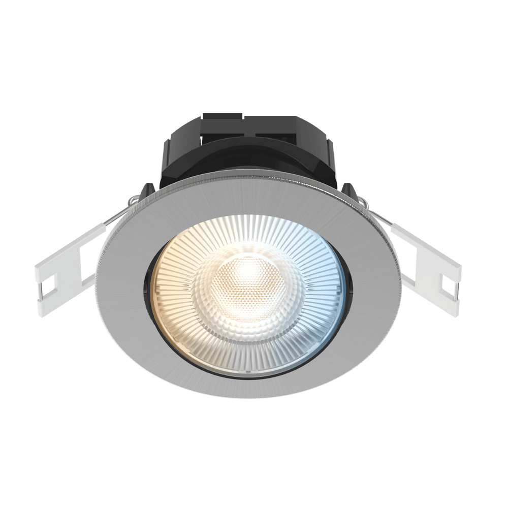 Calex Slimme LED Inbouwspot - Warm Wit - Grijs