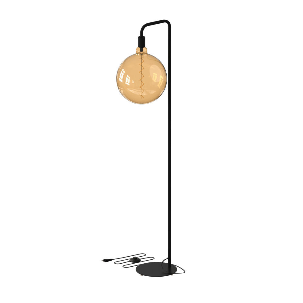 Calex U-Line Floor Lamp - E27 - Black